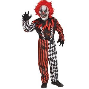 Fun World Freak Show Clown Child Costume NWT
